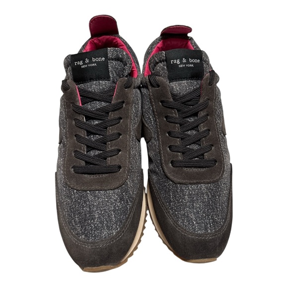Rag & Bone Retro Charcoal and pink Sneakers,NWT,Size 37,Made in Vietnam - Picture 2 of 10